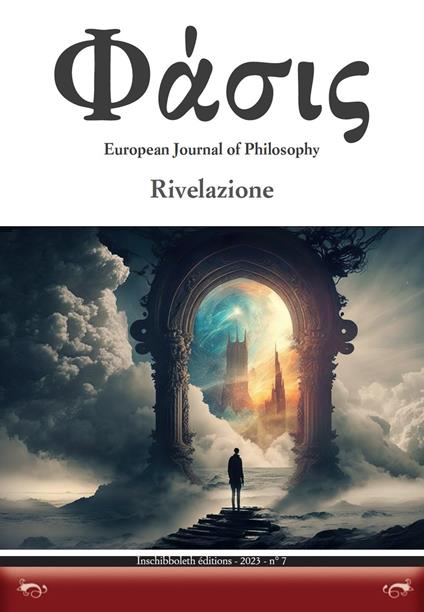 Phàsis. European journal of philosohy (2023). Vol. 7: Rivelazione - copertina