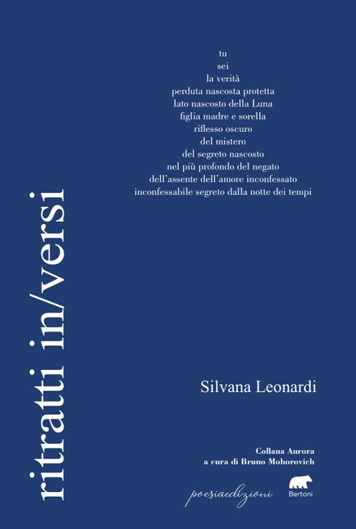 Ritratti in/versi - Silvana Leonardi - copertina