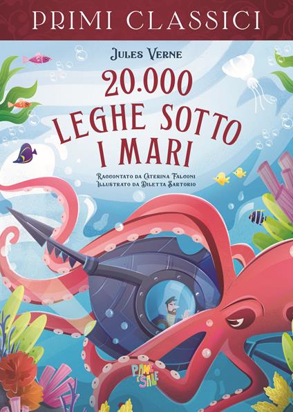 20.000 leghe sotto i mari - Jules Verne,Caterina Falconi - copertina