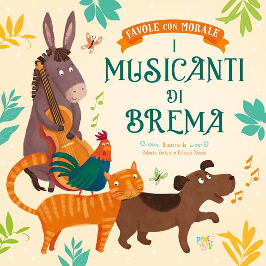 I musicanti di Brema. Favole con morale. Ediz. a colori - Stefania Leonardi Hartley - copertina