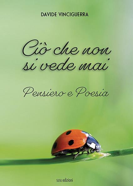 Ciò che non si vede mai. Pensiero e Poesia - Davide Vinciguerra - copertina