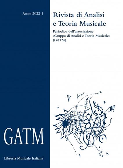 GATM. Rivista di analisi e teoria musicale (2022). Vol. 1 - copertina