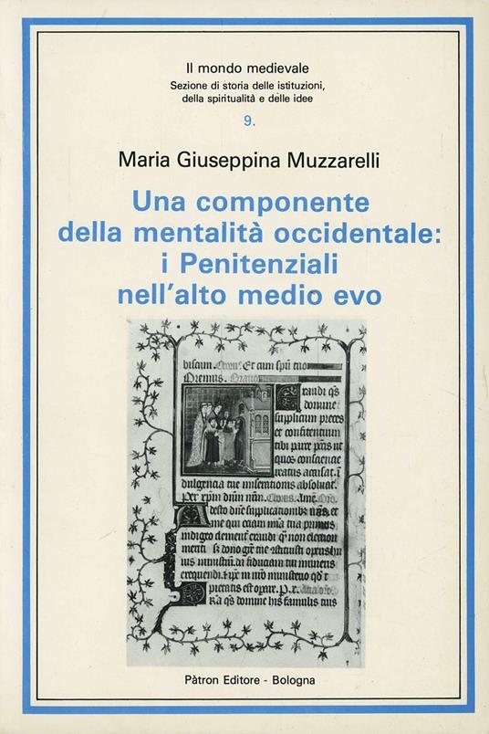 Una componente della mentalità occidentale: i penitenziali nell'alto Medio Evo - Maria Giuseppina Muzzarelli - copertina