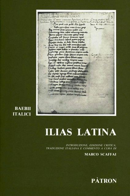 Ilias latina - Bebio Italico - copertina