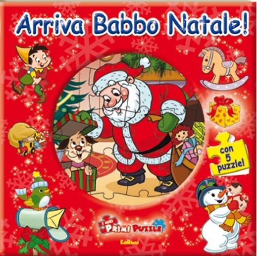 Arriva Babbo Natale! Libro puzzle - copertina