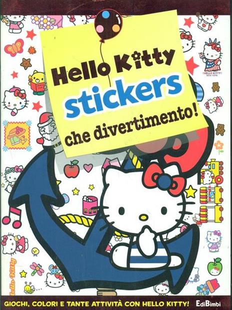 Stickers che divertimento! Hello Kitty. Con adesivi - 3