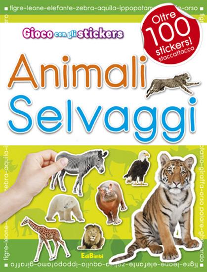 Animali selvaggi. Con adesivi - copertina