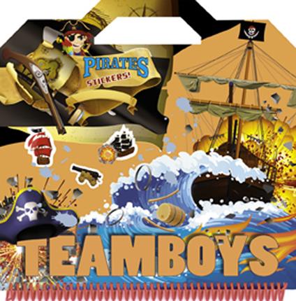Pirates. Color & stickers Teamboys. Con adesivi - copertina