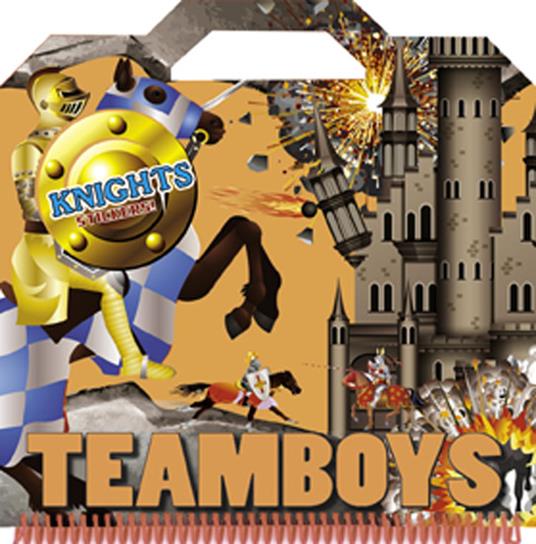 Knights. Color & stickers Teamboys. Con adesivi - copertina