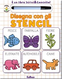 Disegna con gli stencil. Ediz. a spirale. Con gadget - Libro