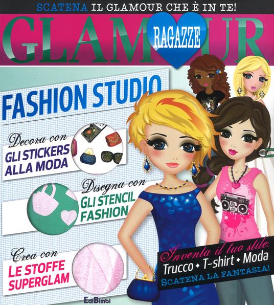 Fashion Studio. Ragazze glamour. Con adesivi. Ediz. a spirale - copertina