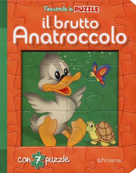 Il brutto anatroccolo. Finestrelle in puzzle. Ediz. a colori - Claudio Cernuschi - copertina