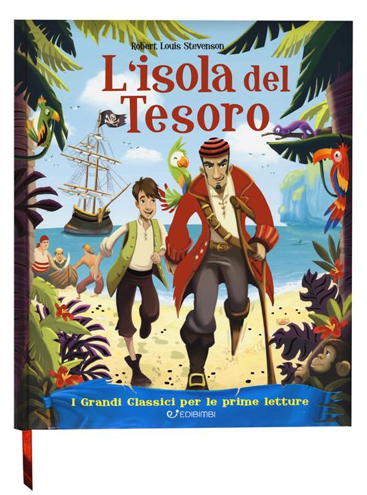 L'isola del tesoro. I grandi classici per le prime letture. Ediz. a colori - Robert Louis Stevenson - copertina