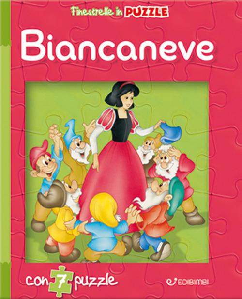 Biancaneve. Finestrelle in puzzle. Ediz. a colori - copertina