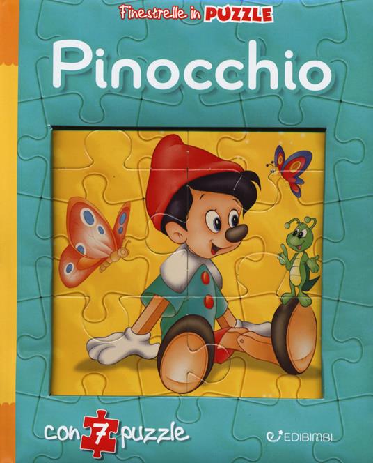 Pinocchio. Finestrelle in puzzle. Ediz. a colori - Claudio Cernuschi - copertina