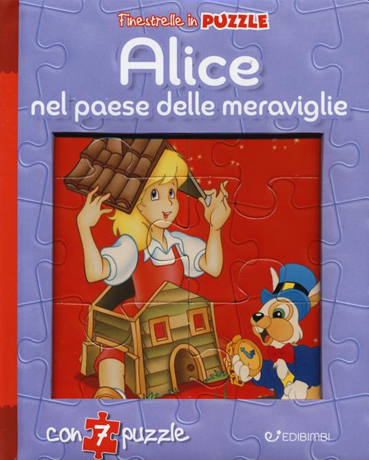 Alice nel paese delle meraviglie. Finestrelle in puzzle - Claudio Cernuschi - copertina