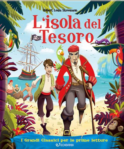 L' isola del tesoro. I grandi classici per le prime letture. Ediz. a colori - Robert Louis Stevenson - copertina