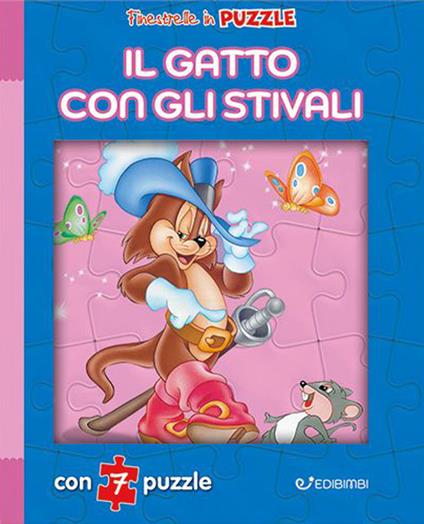 Il gatto con gli stivali. Finestrelle in puzzle. Ediz. a colori - Claudio Cernuschi - copertina