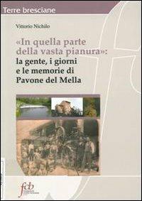 In quella parte della vasta pianura. La gente, i giorni e le memorie di Pavone Mella - Vittorio Nichilo - copertina