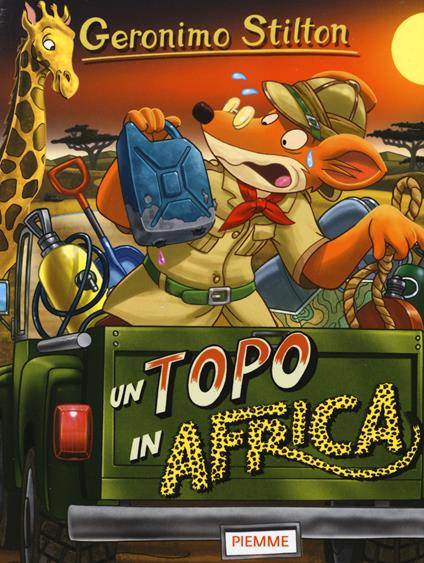 Un topo in Africa - Geronimo Stilton - copertina