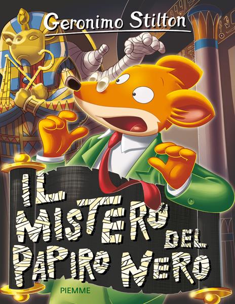 Il mistero del papiro nero - Geronimo Stilton - copertina