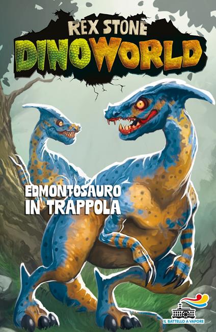 Edmontosauro in trappola - Rex Stone - copertina