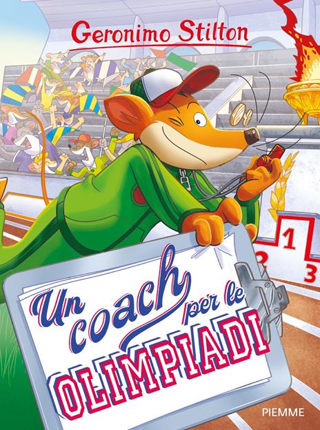 Un coach per le Olimpiadi - Geronimo Stilton - copertina