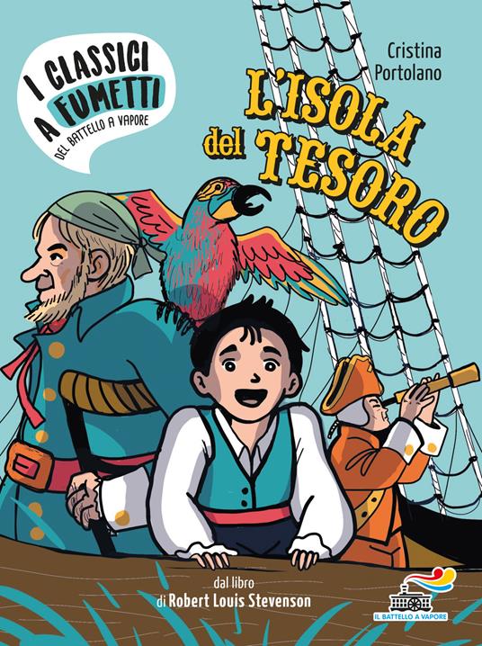 L' isola del tesoro di Robert Louis Stevenson - Cristina Portolano - copertina