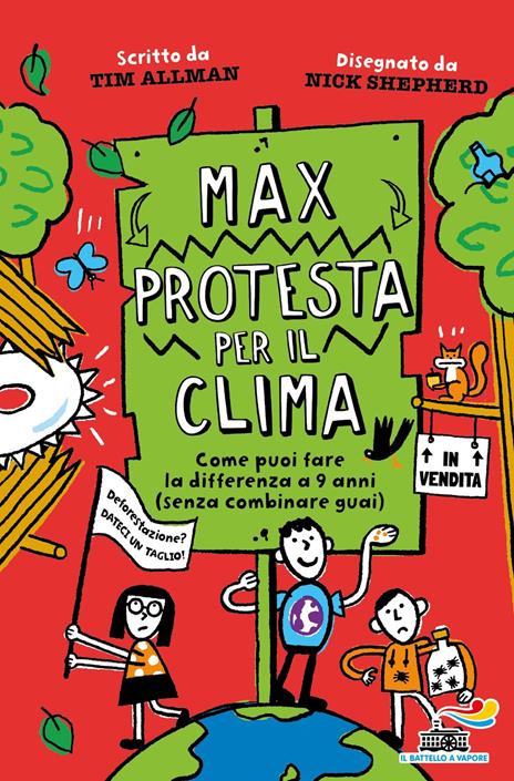 Max protesta per il clima - Tim Allman - copertina