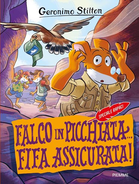 Falco in picchiata... fifa assicurata! - Geronimo Stilton - copertina