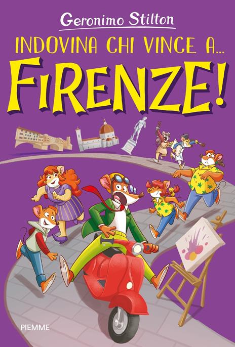 Indovina chi vince... a Firenze! Ediz. a colori - Geronimo Stilton - copertina