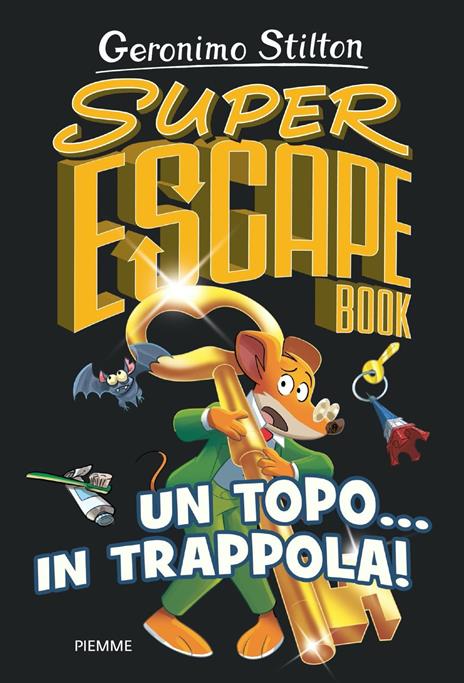 Un topo... in trappola! Super escape book - Geronimo Stilton - copertina