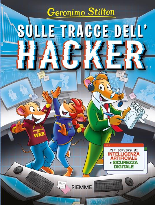 Sulle tracce dell'hacker - Geronimo Stilton - copertina