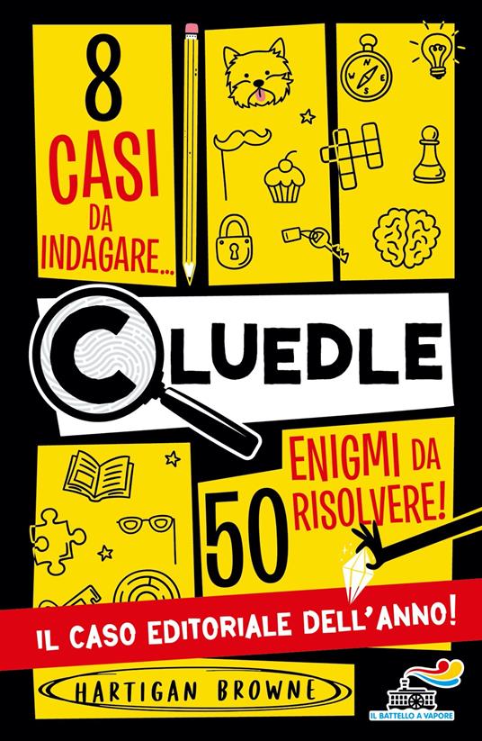 Cluedle. 8 casi da indagare, 50 enigmi da risolvere - Hartigan Browne - copertina