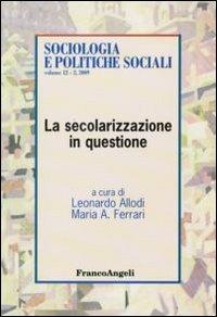 La secolarizzazione in questione - copertina