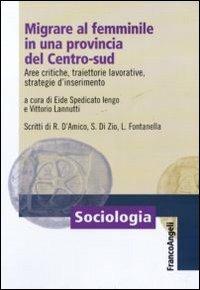 Migrare al femminile in una provincia del centro-sud. Aree critiche, traiettorie lavorative, strategie d'inserimento - Eide Spedicato Iengo,Vittorio Lannutti - copertina