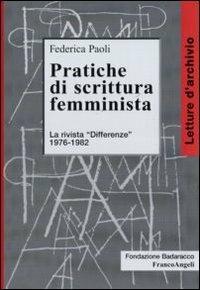 Pratiche di scrittura femminista. La rivista «Differenze» 1976-1982 - copertina