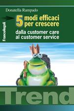 Cinque modi efficaci per crescere. Dalla customer care al customer service