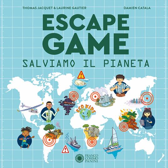 Salviamo il pianeta. Escape game. Ediz. a colori - Thomas Jacquet - copertina