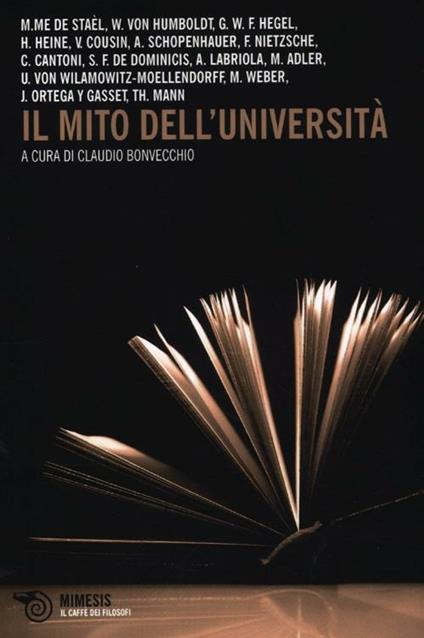 Il mito dell'università - copertina