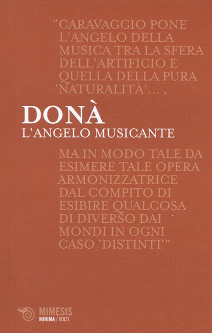 L' angelo musicante. Caravaggio e la musica - Massimo Donà - copertina