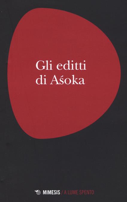 Gli editti di Asoka - copertina