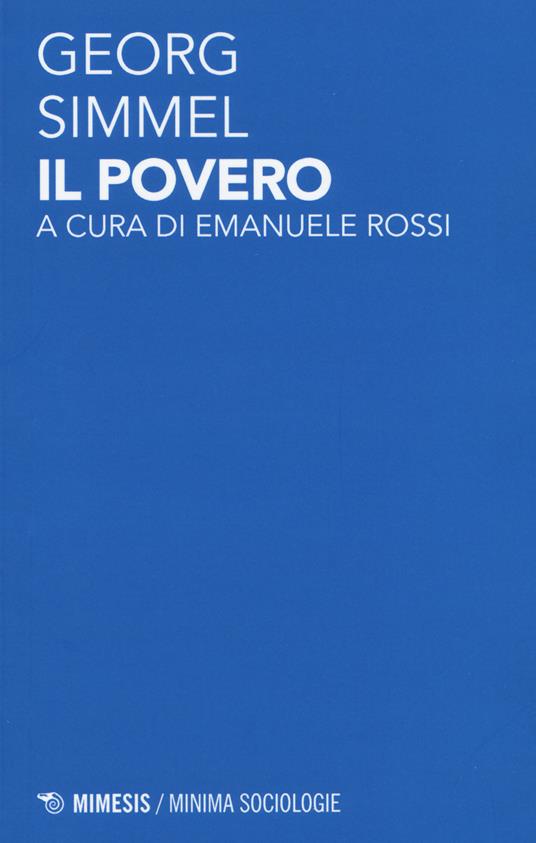 Il povero - Georg Simmel - copertina