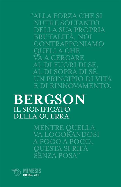 Il significato della guerra - Henri Bergson - ebook