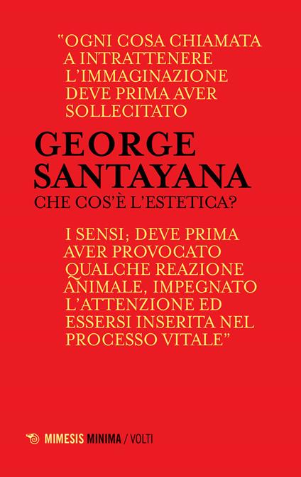 Che cos'è l'estetica? - George Santayana - copertina