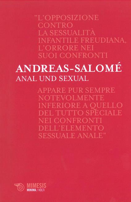 Anal und sexual. Ediz. italiana - Lou Andreas-Salomé,Margherita Morante - ebook