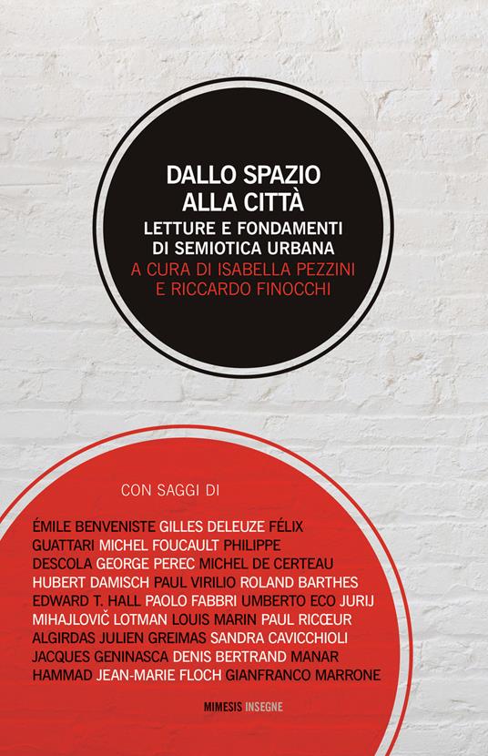 Dallo spazio alla città. Letture e fondamenti di semiotica urbana - copertina