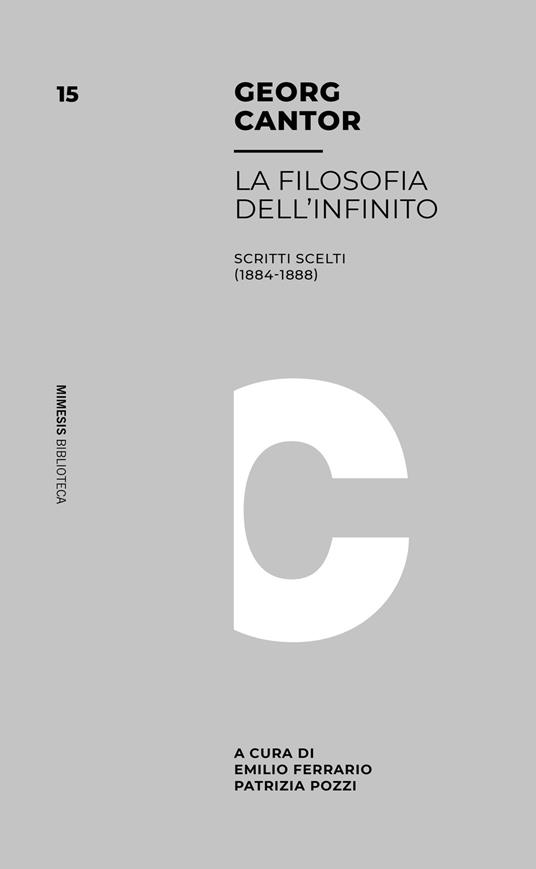 Filosofia dell'infinito. Scritti scelti (1884-1888) - Georg Cantor - copertina