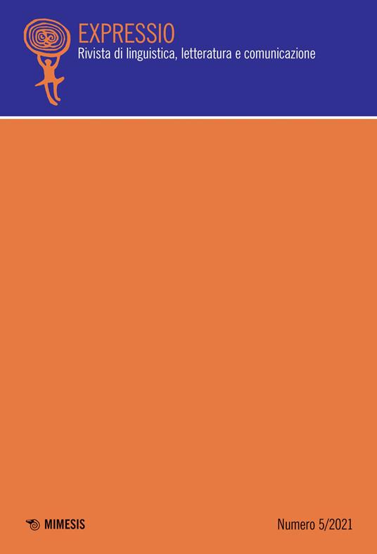 Expressio. Rivista di linguistica, letteratura e comunicazione (2021). Vol. 5 - copertina