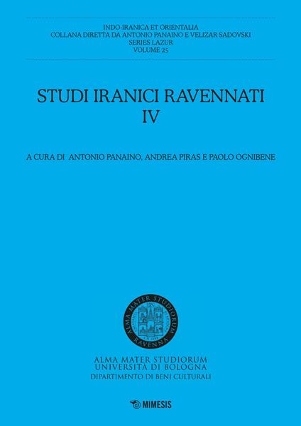 Studi iranici ravennati. Vol. 4 - copertina